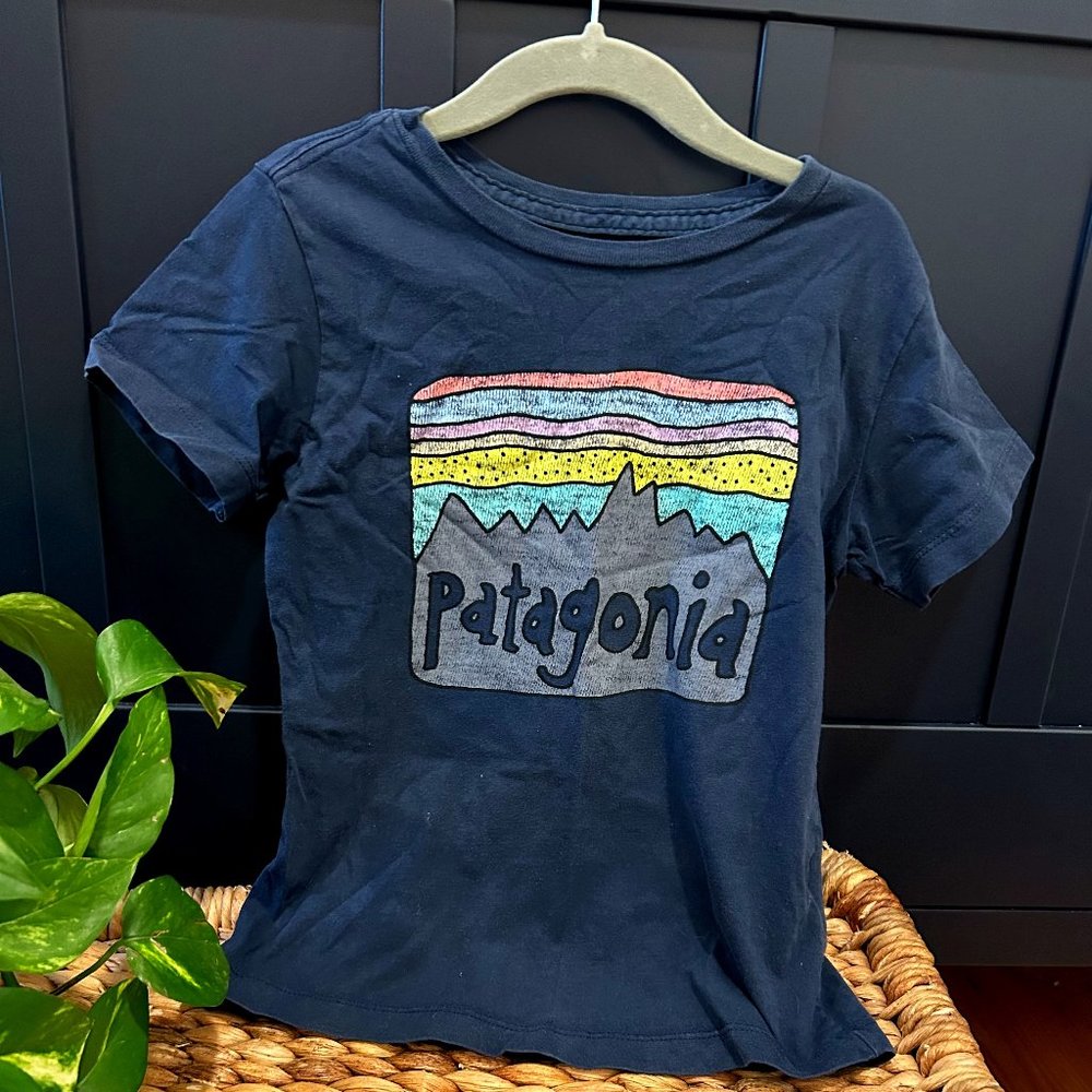 Kid's Blue Patagonia T-Shirt